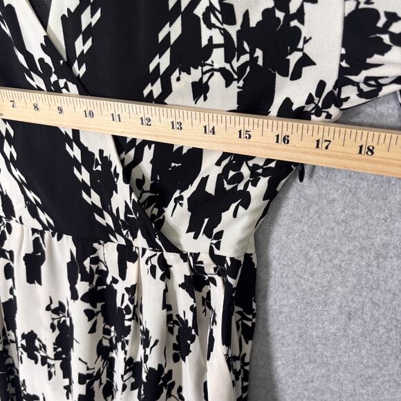 Cabi Dress XS Mini X Factor Wrap Flowy Boho Neutrals‎ Resort Southwest 6369 NEW - Picture 8 of 14